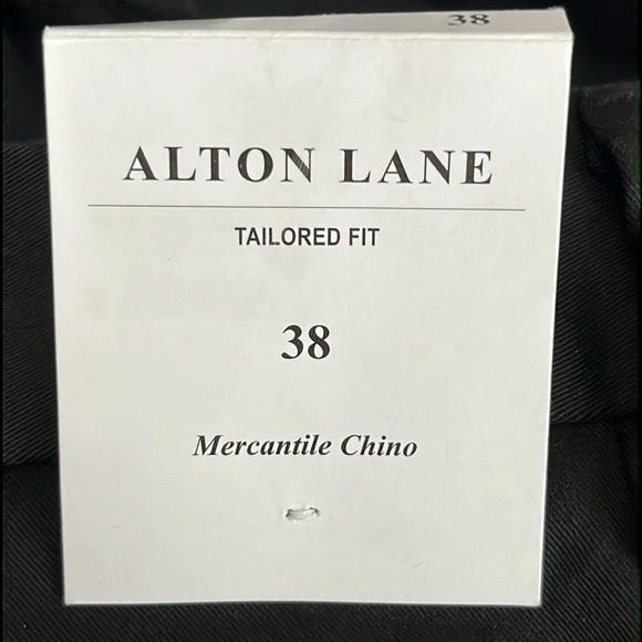 Alton Lane Tailored Fit Mercantile Chinos in Black - NEW - Size 38 - Picture 6 of 7